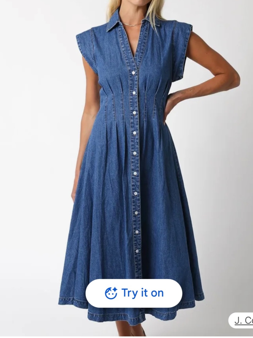 Olivaceous Blair Denim Dress